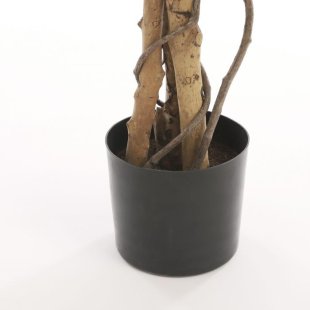MICA DECORATIONS FICUS ARTIFICIAL PLANT - H110 X √ò70 CM - GREEN VARIEGATED
