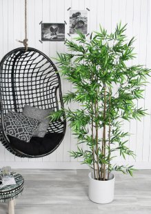 MICA DECORATIONS BAMBOO ARTIFICIAL PLANT - H155 X √ò90 CM - GREEN