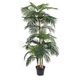 MICA DECORATIONS ARECA PALM ARTIFICIAL PLANT - H220 X √ò115 CM - GREEN