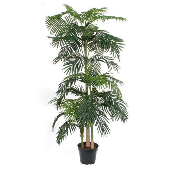 MICA DECORATIONS ARECA PALM ARTIFICIAL PLANT - H220 X √ò115 CM - GREEN
