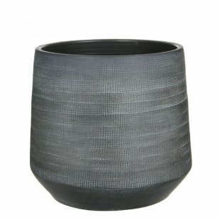 MICA DECORATIONS GUIDO PLANT POT - H32 X √ò36 CM - TERRACOTTA - GREY