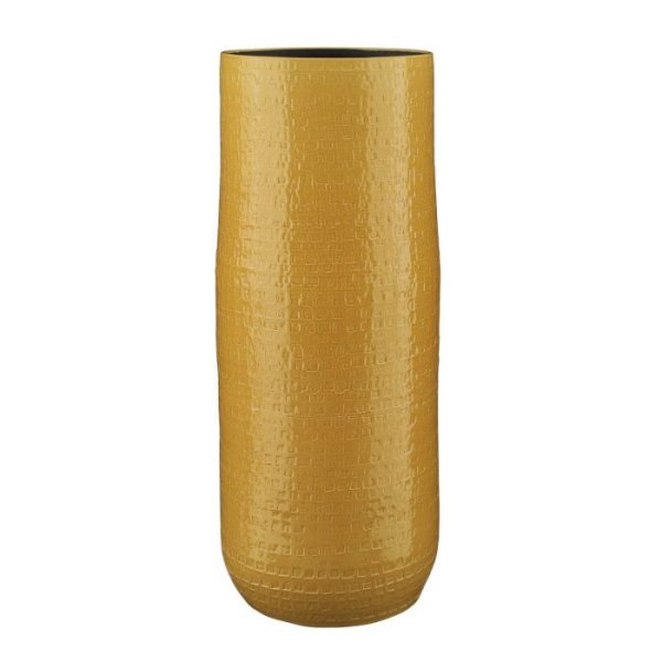 MICA DECORATIONS FLOYD VASE - H70x28 CM - OCHRE