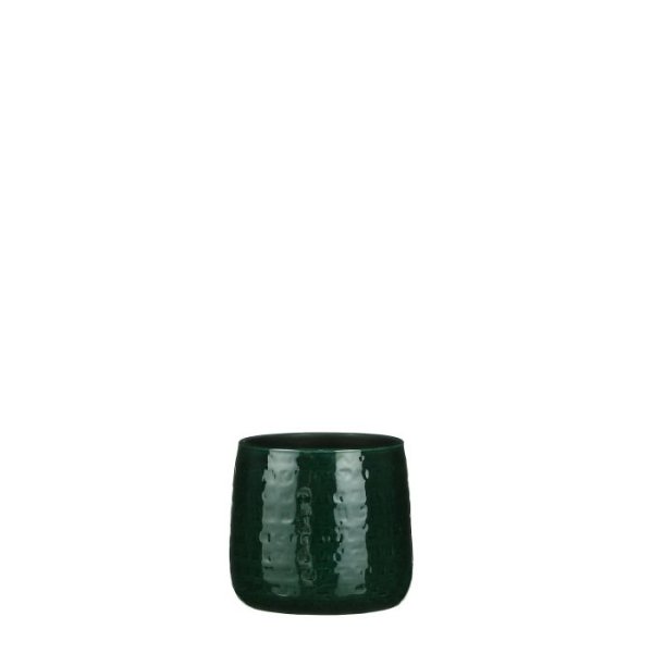 MICA DECORATIONS FLOYD PLANT POT - H15x17 CM - GREEN