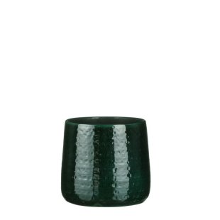 MICA DECORATIONS FLOYD PLANT POT - H21 X √ò24 CM - GREEN