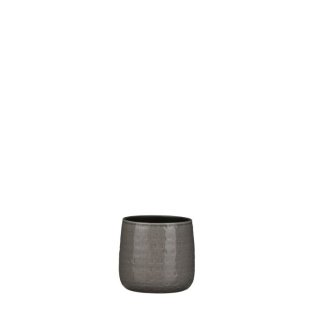 MICA DECORATIONS FLOYD PLANT POT - H13x15 CM - GREY