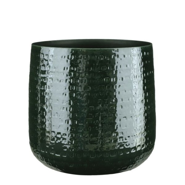 MICA DECORATIONS FLOYD PLANT POT - H30x32 CM - GREEN