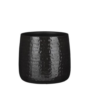 MICA DECORATIONS FLOYD PLANT POT - H23,5x28 CM - BLACK