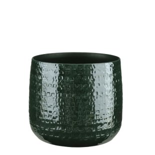 MICA DECORATIONS FLOYD PLANT POT - H23,5 X √ò28 CM - GREEN