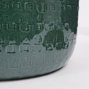 MICA DECORATIONS FLOYD PLANT POT - H23,5 X √ò28 CM - GREEN