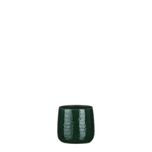 MICA DECORATIONS FLOYD PLANT POT - H13 X √ò15 CM - GREEN
