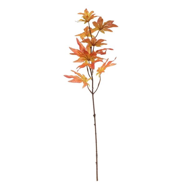 Glamis Maple Leaf Spray 64cm Orange