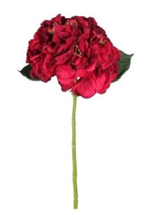 Artificial - Hydrangea - Burgundy