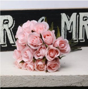 Artificial - Blenheim Bouquet - Cream/Pink