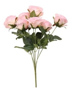 Artificial - Rose Bunch - Pink