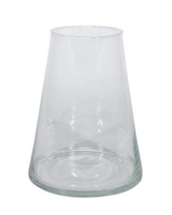 Glass - Pyramid Vase