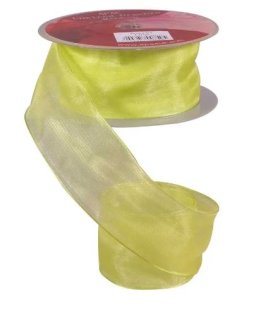 Ribbon - Organza - Lime