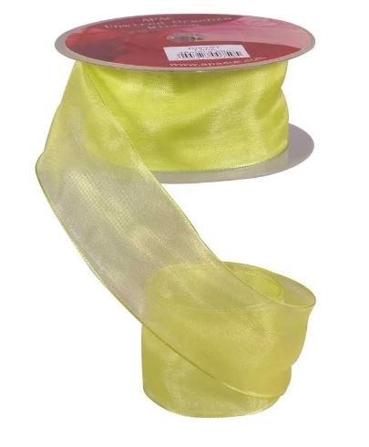 Ribbon - Organza - Lime
