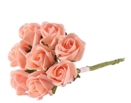 Artificial - Foam Tea Rose - Peach
