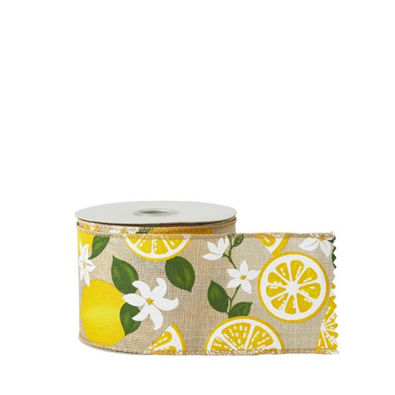Ribbon - Lemon Slice - Natural