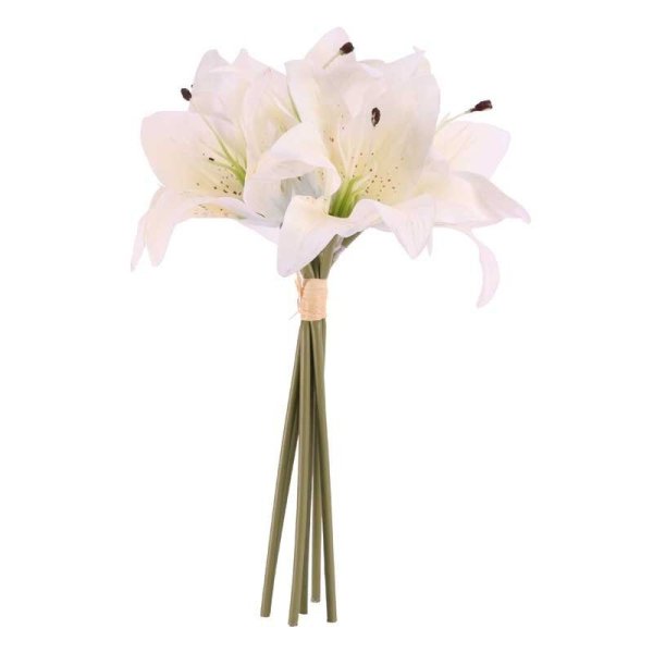 Artificial - Lily bush - Cream