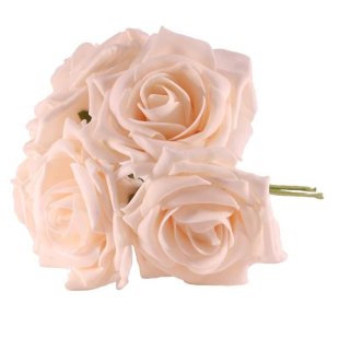 Artificial - Foam Tea Rose - Ivory