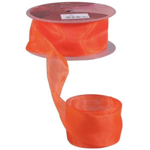 Ribbon - Organza - Orange