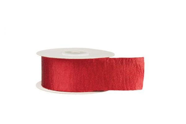 Ribbon - Lam√© - Red