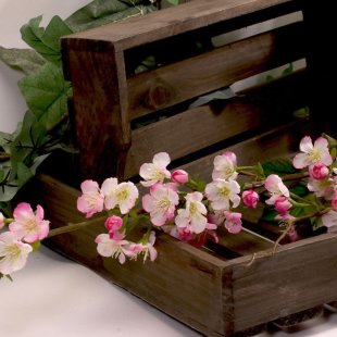 Artificial - Pearl Cherry Blossom Spray - Pink