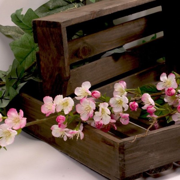Artificial - Pearl Cherry Blossom Spray - Pink