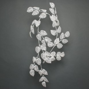 Artificial - Garland - Glitter White