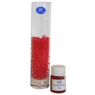 Crystal Pearls - Red