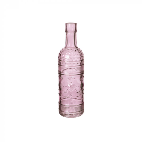 Glass - Foxton Bottle - Pink
