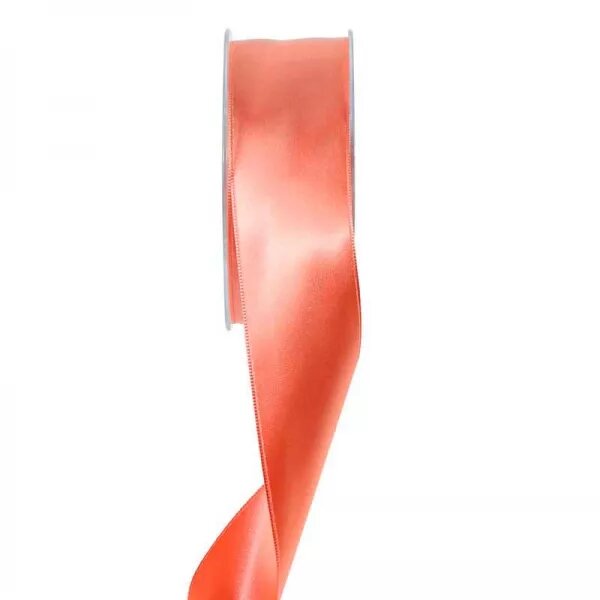 38mm x 20m Rose Gold Double Faced Satin Ribbon (3)