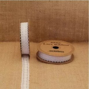 Ribbon - Lace - White