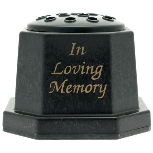 Memorial Vase - Black