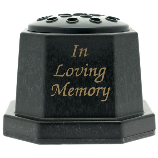 Memorial Vase - Black