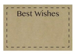 Greeting Card - Best Wishes