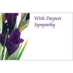Greeting Card - With Deepest Sympathy