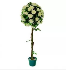 Artificial - Bay Tree with Rose